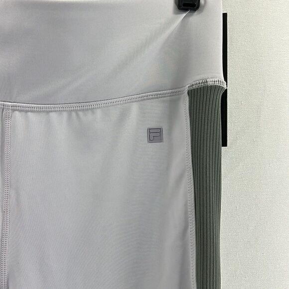 Fila Forza Textured 7/8 Leggings LAVENDER BLUE / GARGOYLE - Size L- NWT - Picture 2 of 5